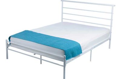 HOME Avalon Kingsize Bed Frame - White.